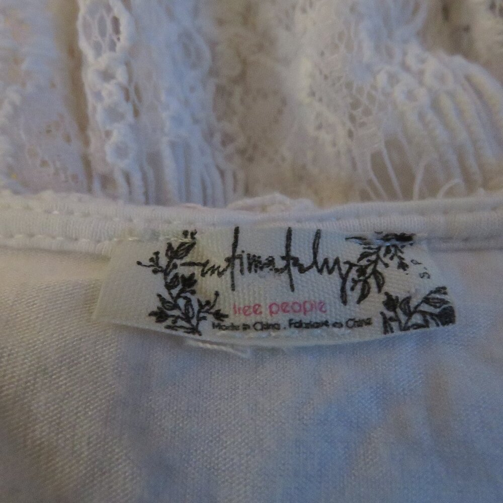 INTIMATELY FREE PEOPLE Daydream White Lace Bodycon Dress Fairy Boho - Size S - Picture 14 of 14